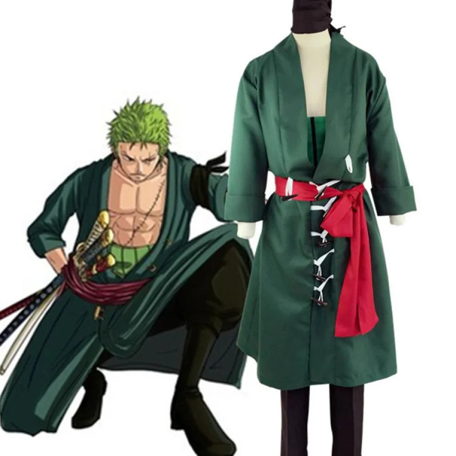 Overstock Sale Japanese Anime  Roronoa Zoro Cosplay Costume mp006026