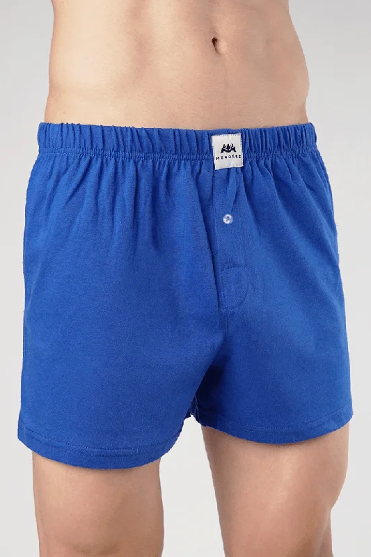 Jersey Boxer Shorts - Royal Blue