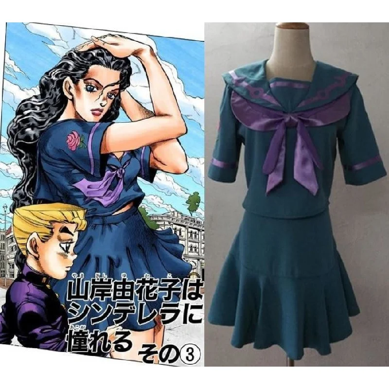 JoJo's Bizarre Adventure Yamagishi Yukako Cosplay Costume