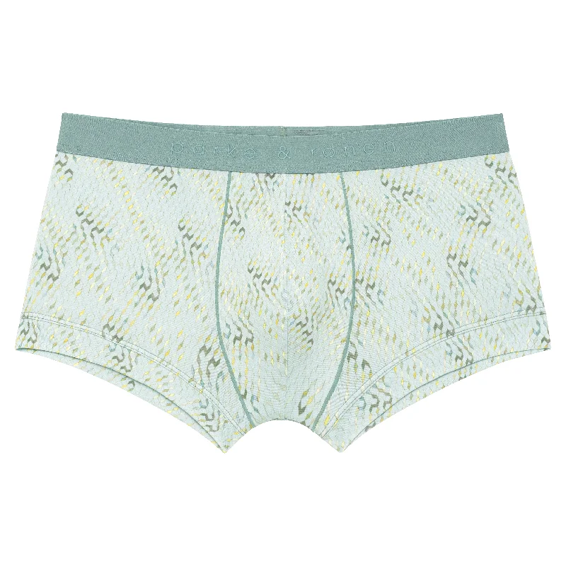 NEW ARRIVAL- Klee Aqua Printed Low Rise Trunk