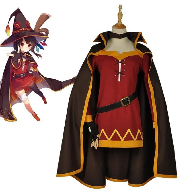 KonoSuba God's Blessing on this Wonderful World Megumin Cosplay Costume C00170