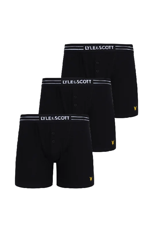 Lyle & Scott Lewis 3 Pack Men's Button Fly Trunks