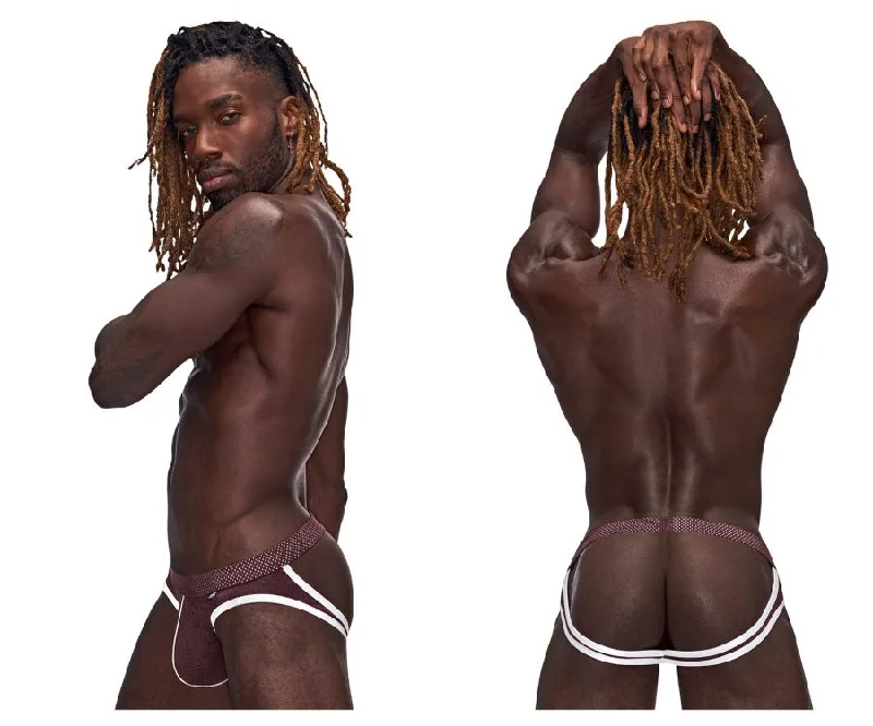Best Choice Male Power 354-273 Sport Mesh Jock Color Burgundy