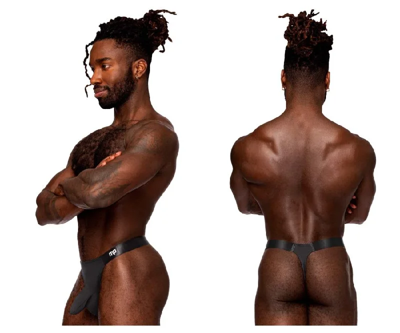 Exclusive Offer Male Power 462-281 Easy Breezy Thong Sleeve Color Black