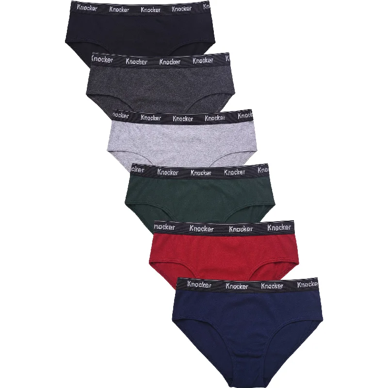 Best Bargains KNOCKER MEN'S COLOR BAND BIKINI BRIEFS (MB706_C-P)