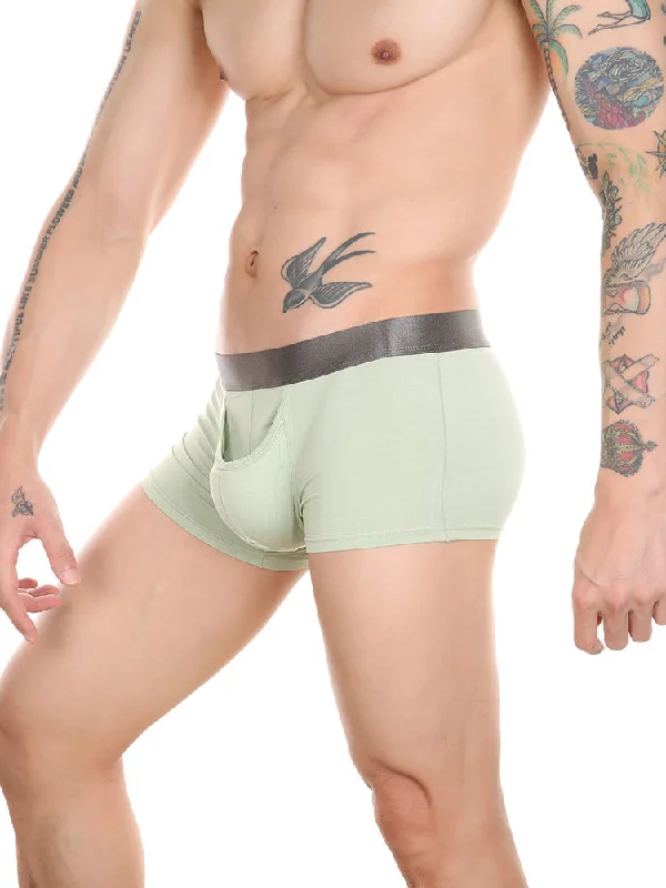 Holiday Sale Men’s Dual Pouch Trunks With Fly Front