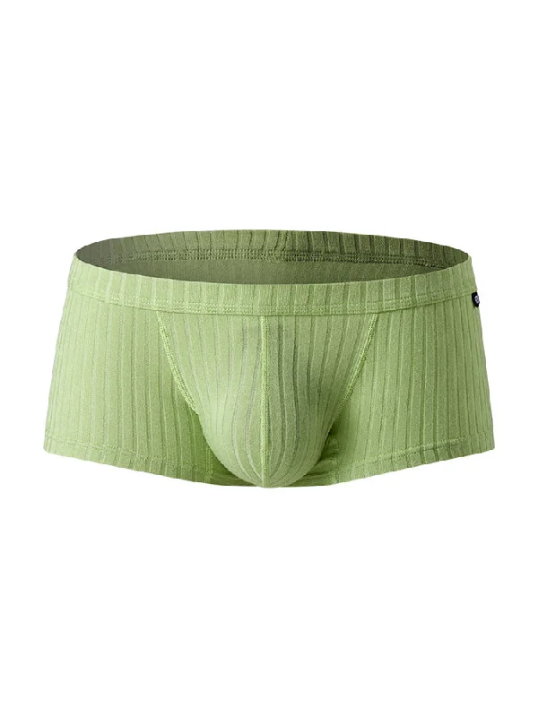 Seasonal Sale Men's Threaded Fabric U-Raised Low Rise Trunks