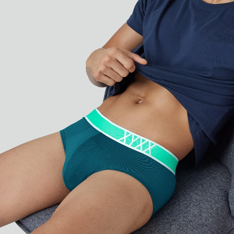 Volt Modal Pop Briefs Emerald Green