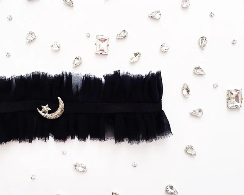 Deal Alert Crescent + Star Adjustable Garter