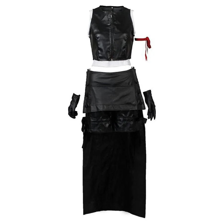 Overstock Clearance FINAL FANTASY VII FF7 Tifa Lockhart Cosplay Costumes mp000702