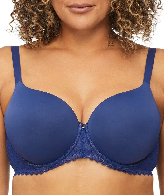 Price Blitz Nancy Ganz Revive Ava Lace Full Coverage Contour Bra - Blue Depths