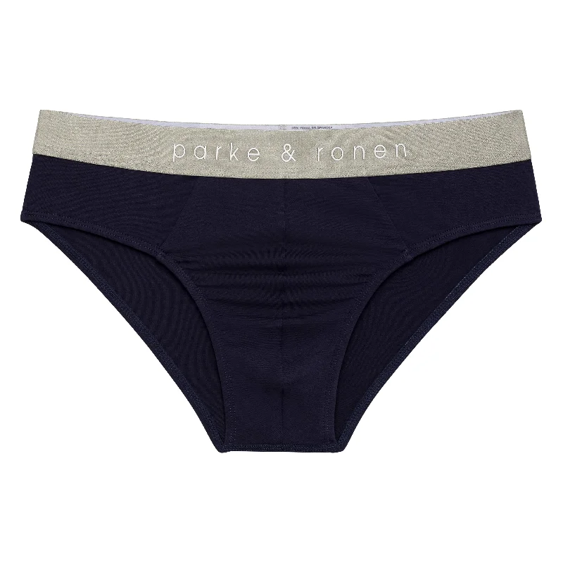 Weekend Deals You Can't Resist Navy Solid Low Rise Brief