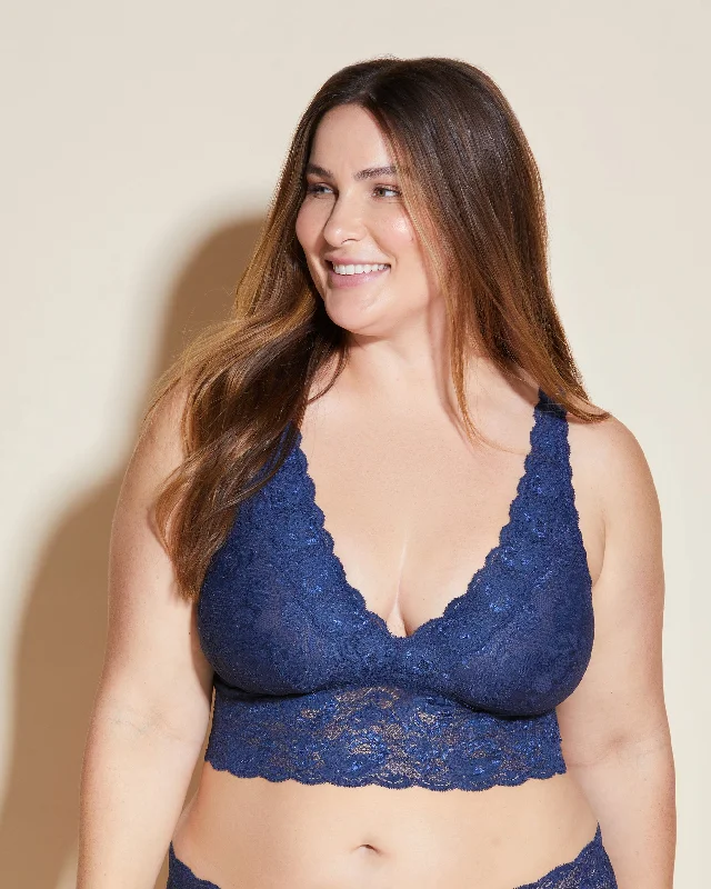 Midnight Madness Bralette Extended Plungie Longline