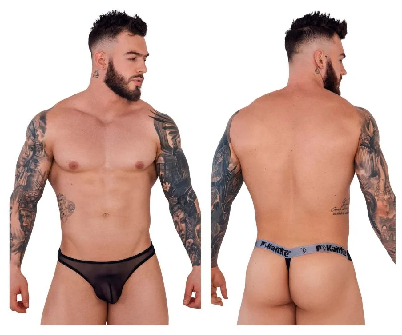 Hurry Up Pikante PIK 1292 Creamfieland Thongs Color Black