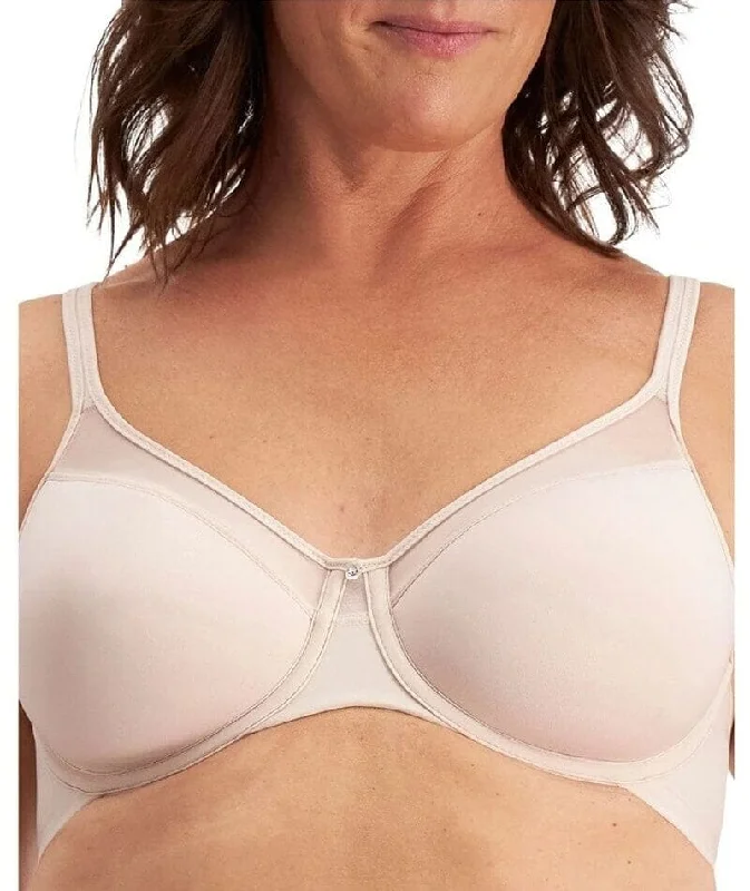 Exclusive Preview Playtex Ultralight Illusion Neckline Underwire Bra - Sandshell