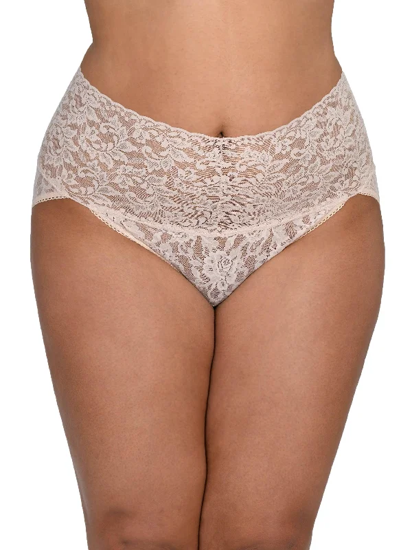 Weekend Specials to Enjoy Plus Size Retro Lace V-kini Chai