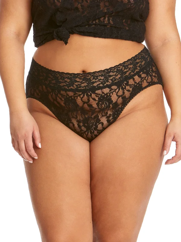 Hot Buy Plus Size Signature Lace French Brief Black