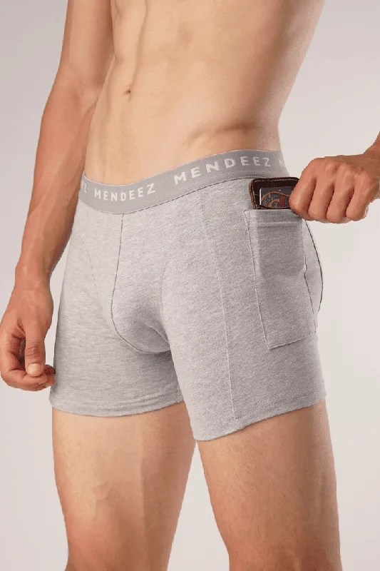 Weekend Specials to Cherish Pocket Boxer Briefs – Heather Grey