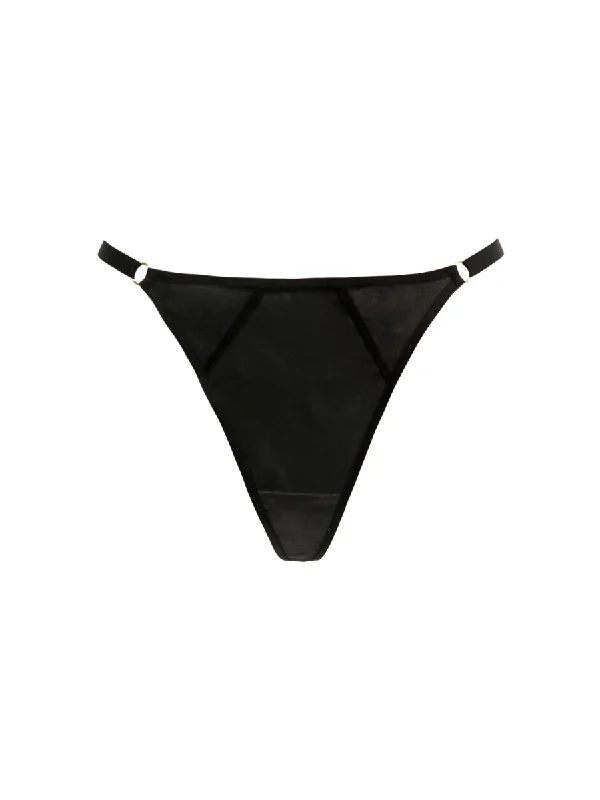 Weekend Bargains to Grab Scandalous Thong Black- 22704