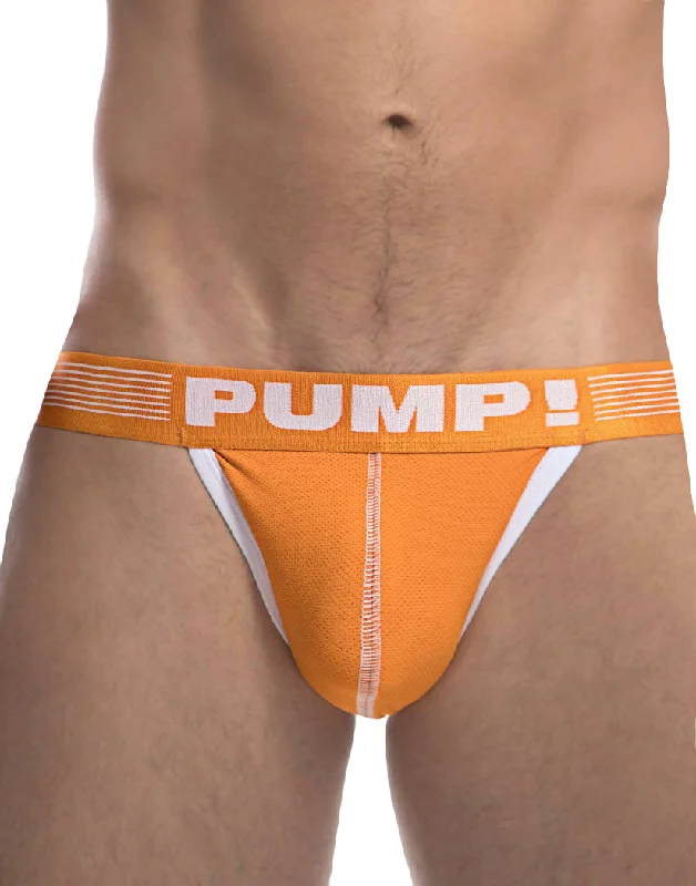 Final Clearance PUMP Creamsicle Orange Low Rise Cotton Mesh Jockstrap 15041