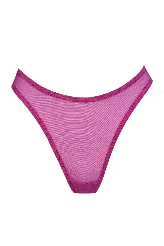 Ramonda amaranth high waister thongs