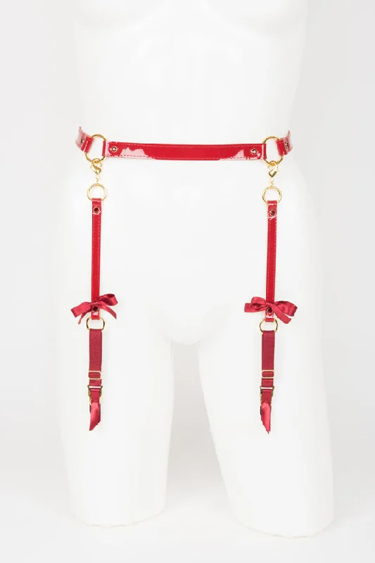 Instant Discount Red Hot Garter Belt