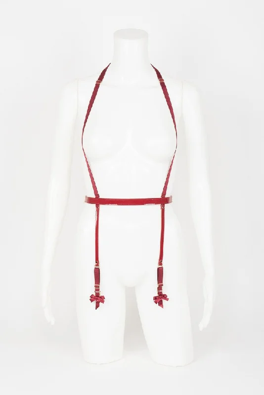 Discount Days Red Hot Suspender Belt