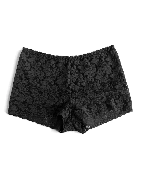 Weekend Specials to Delight Retro Lace Hot Pant Black