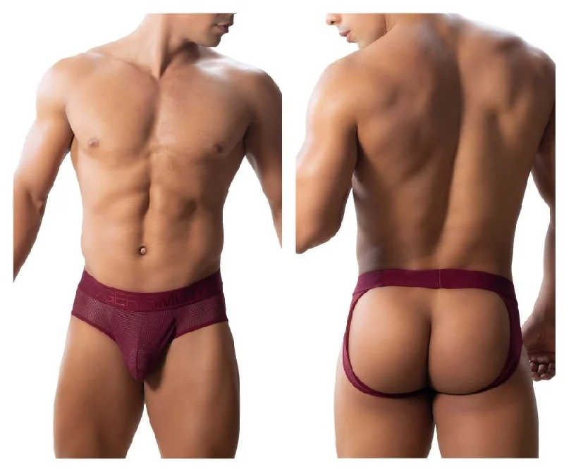 Special Buy Roger Smuth RS039 Jockstrap Color Burgundy