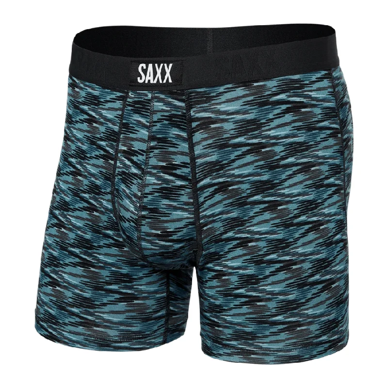 Stock Clearance Saxx Vibe Super Soft Boxer Brief - Washed Teal