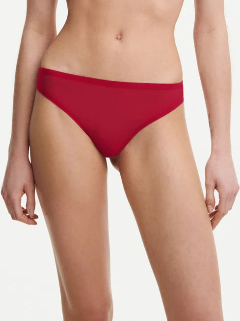 Weekend Savings Fiesta Softstretch Thong In Passion Red - Chantelle