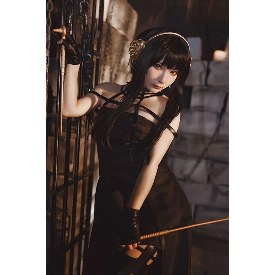 Time-Sensitive SPY×FAMILY Yor Forger Yor Briar/Thorn Princess Cosplay Costume C00918 Time-Sensitive SPY×FAMILY Yor Forger Yor Briar/Thorn Princess Cosplay Costume C00918
