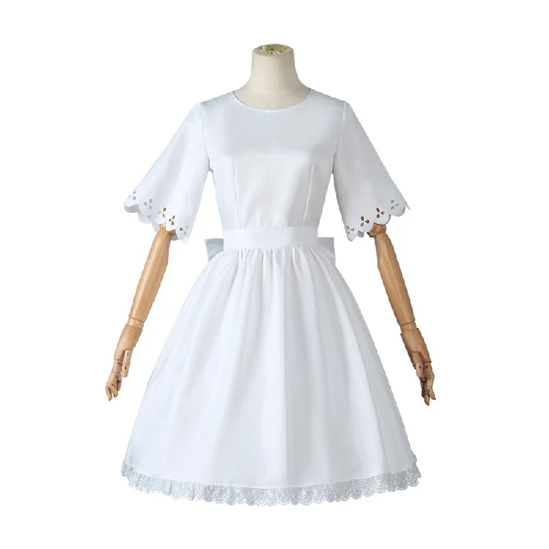 Rulercosplay Anime SPY x FAMILY Anya Forger White Daily Dress Cosplay Costume