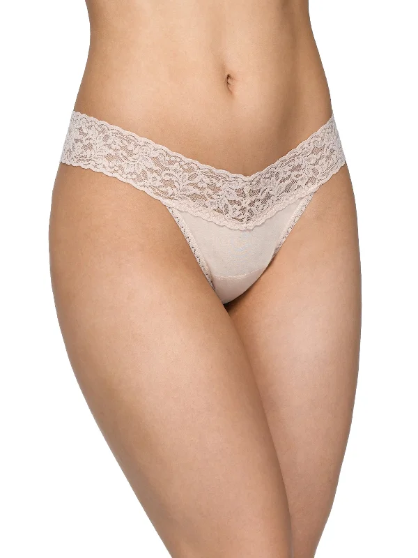 Weekend Specials to Love Supima® Cotton Low Rise Thong Chai