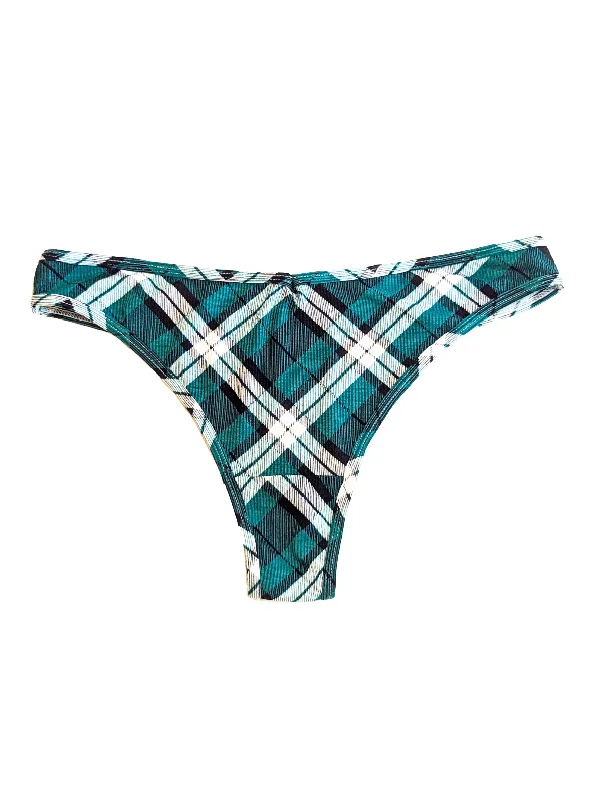 Weekend Bargains to Indulge In AiraModal™ Tartan Charm Modal Thong