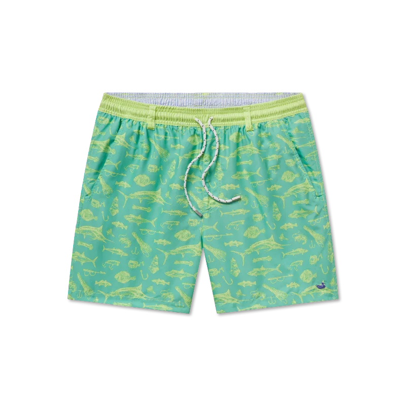 Stock Up and Save Dockside Swim Trunk - Offshore
