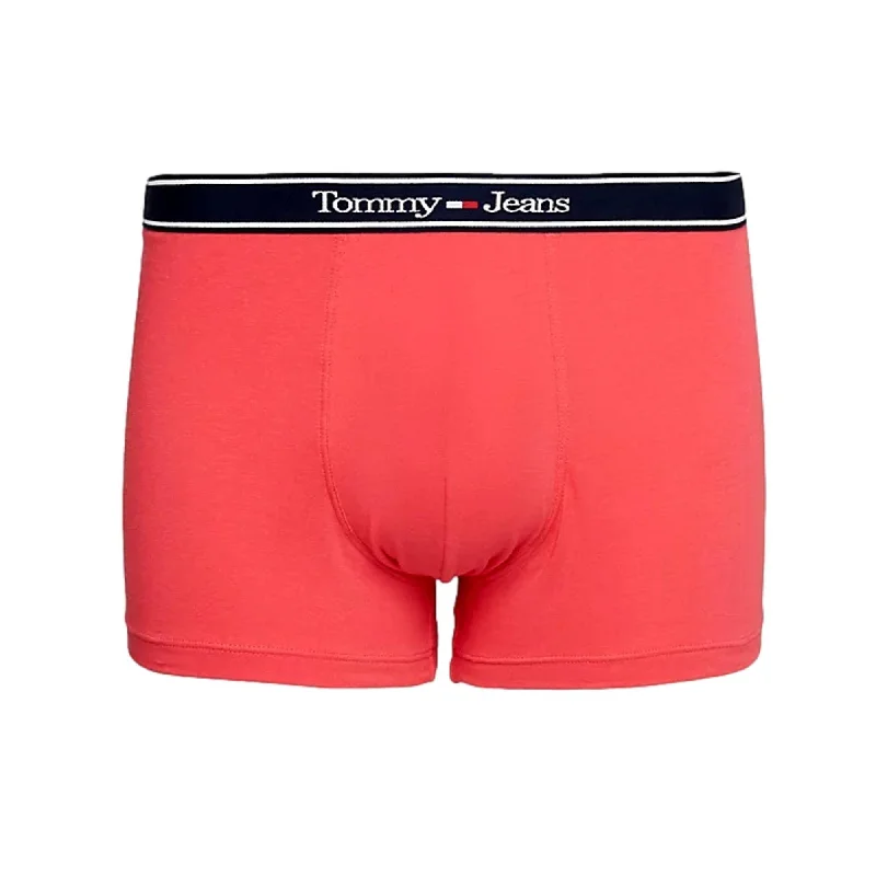 Don’t Miss Out Tommy Hilfiger Tommy Jeans Essential Logo Waistband Trunks - Laser Pink Don’t Miss Out Tommy Hilfiger Tommy Jeans Essential Logo Waistband Trunks - Laser Pink