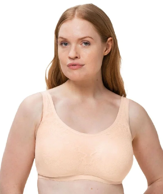 Inventory Reduction Triumph Fit Smart Padded Wire-free Bra - Light Brown