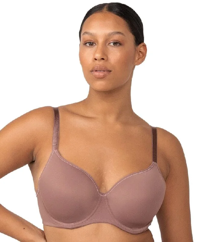 Deal Frenzy Triumph Gorgeous Luxury T-Shirt Bra - Rose Brown