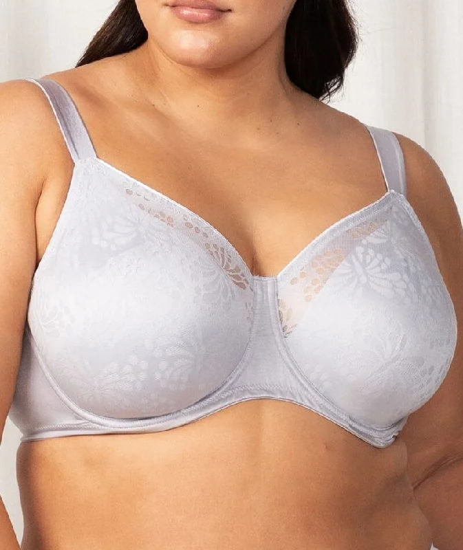 Triumph Lacy Minimizer Bra - Platinum