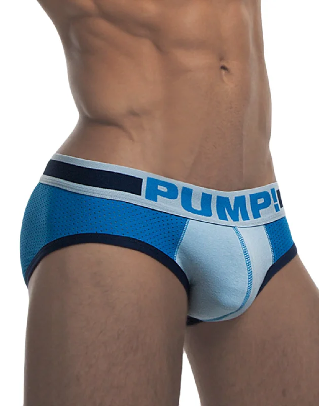 PUMP! Men's True Blue Low Rise Mesh Brief 12031