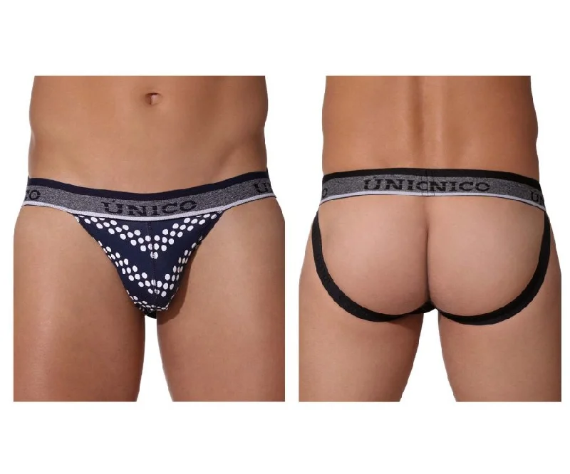 Midnight Sale Unico 22010301206 Cristales Jockstrap Color 90-Blue