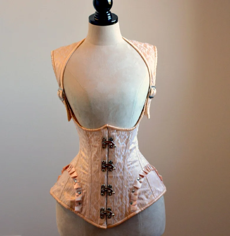 Inventory Reduction Vest corset in steampunk style with high back. Gothic Victorian, steampunk affordable corset Inventory Reduction Vest corset in steampunk style with high back. Gothic Victorian, steampunk affordable corset