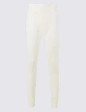 Wool Blend Thermal Long Pants