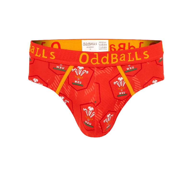 Weekend Sale: Don't Miss Out Welsh Rugby Union Flames - Mens Briefs