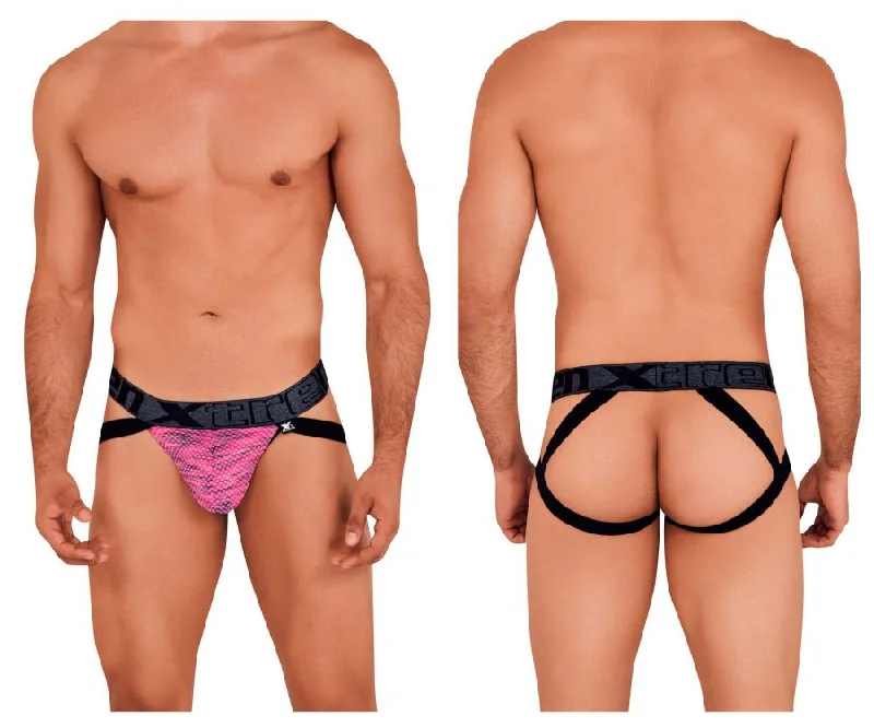 Price Drop Xtremen 91099 Microfiber Mesh Jockstrap Color Pink