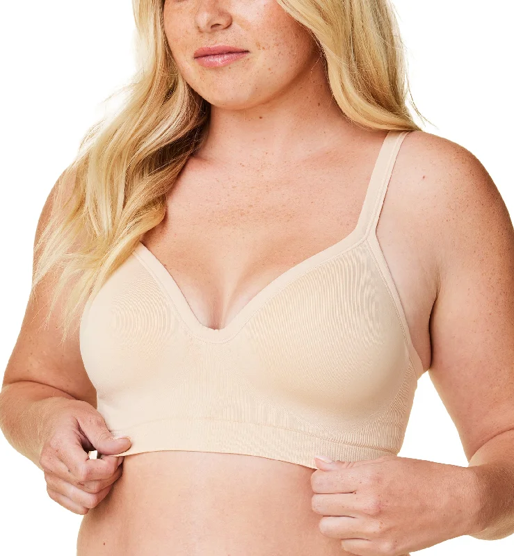 Limited Availability BRAVADO! DESIGNS Everyday Muse Plunge FULL CUP Wire-Free Bra (11012VFC) - Butterscotch