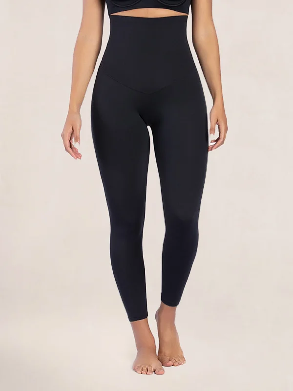 Curveez® High Waisted Shaping Black Leggings