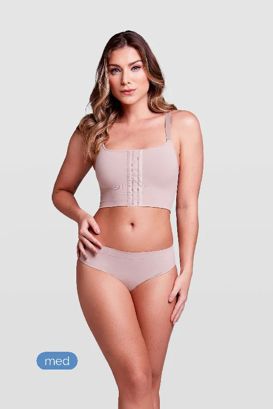 Double Compression Post-surgery top Bra with adjustable straps