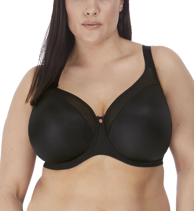 Markdown Madness Elomi Smooth Unlined Underwire Molded Bra (4301) - Black
